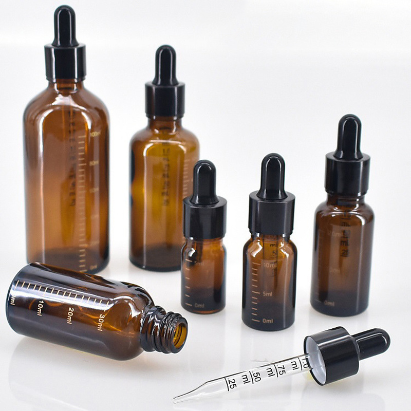 Ink Blotter Paper - Dropper Bottles with Scale 5ml-100ml Reagent