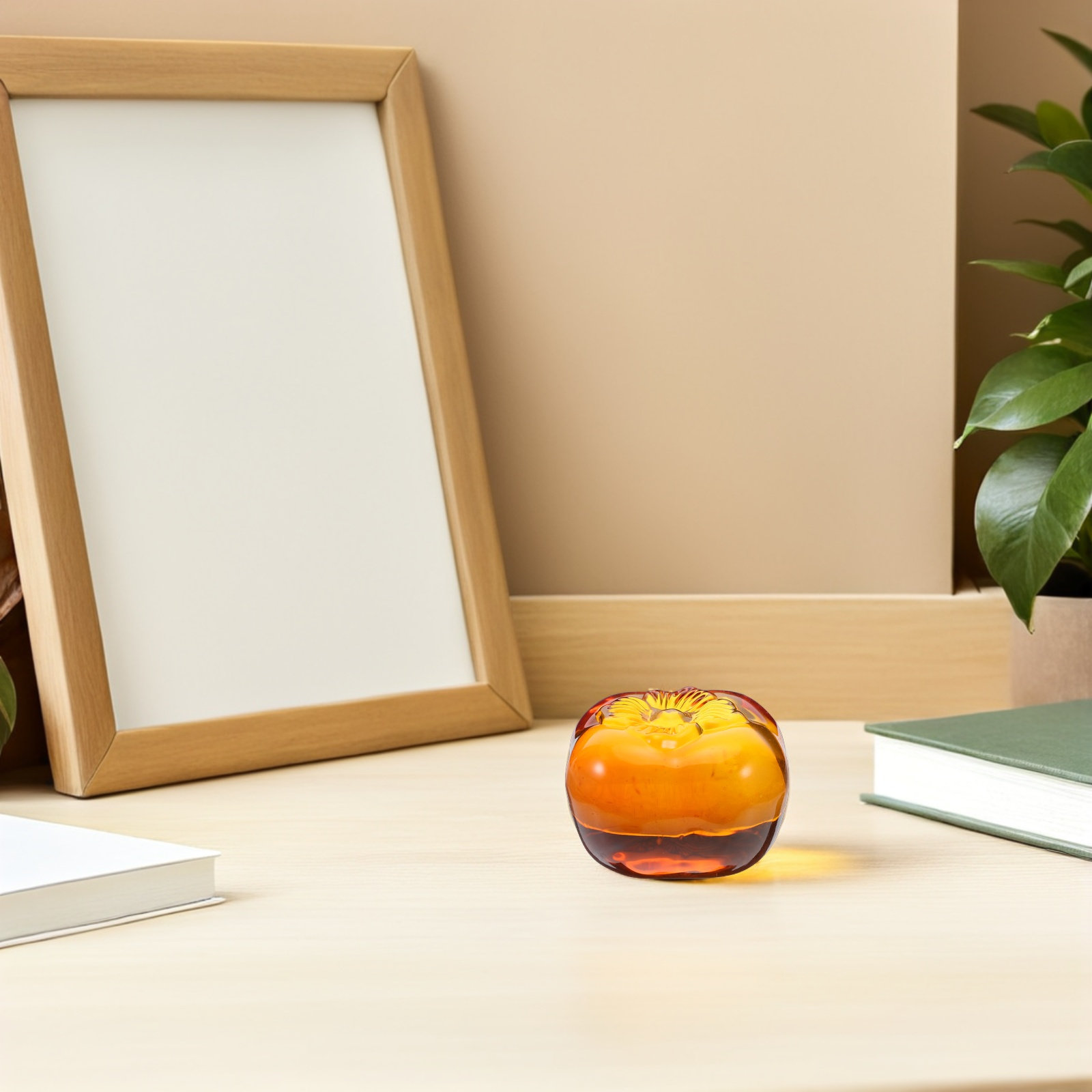 Heavy-Duty Glass Persimmon Pap - Paper Weight Crystal recensie en prijs