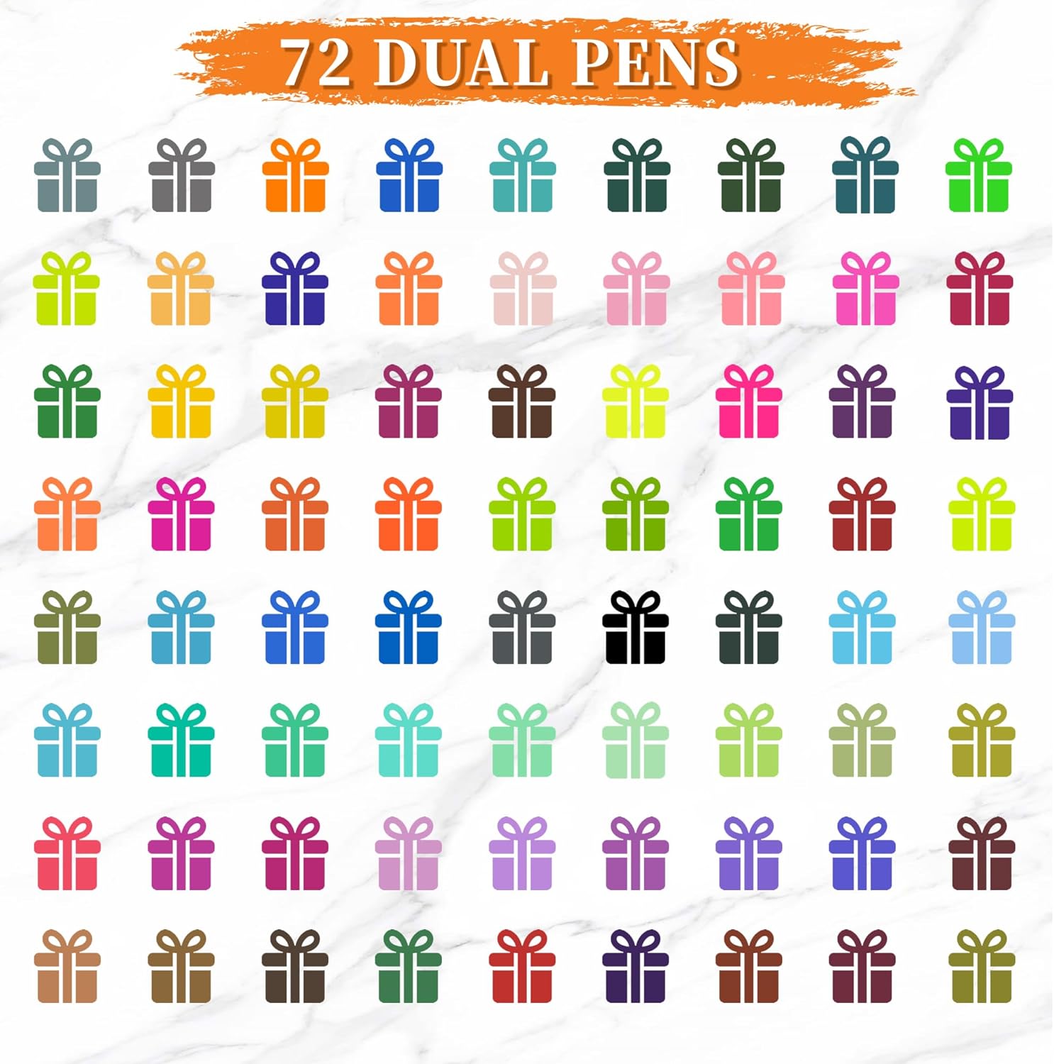 72 Color Dual Tip Brush Pens,  - Correction Pen Fine recensie en prijs