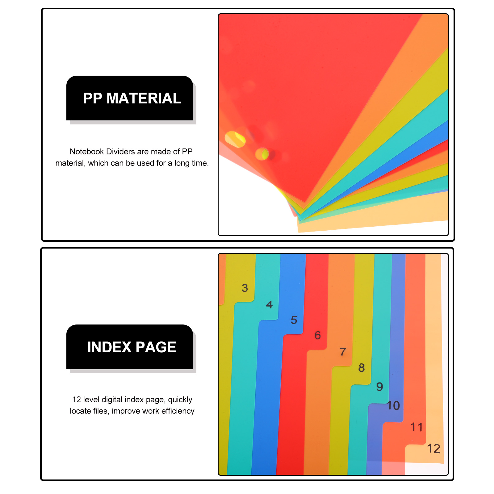 A4 Separated Loose Leaf Page D - Tab Divider A4 recensie en prijs