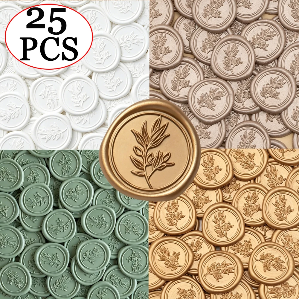 25pcs/set Olive Branches Leafy - Wax Seal Stamp Set recensie en prijs