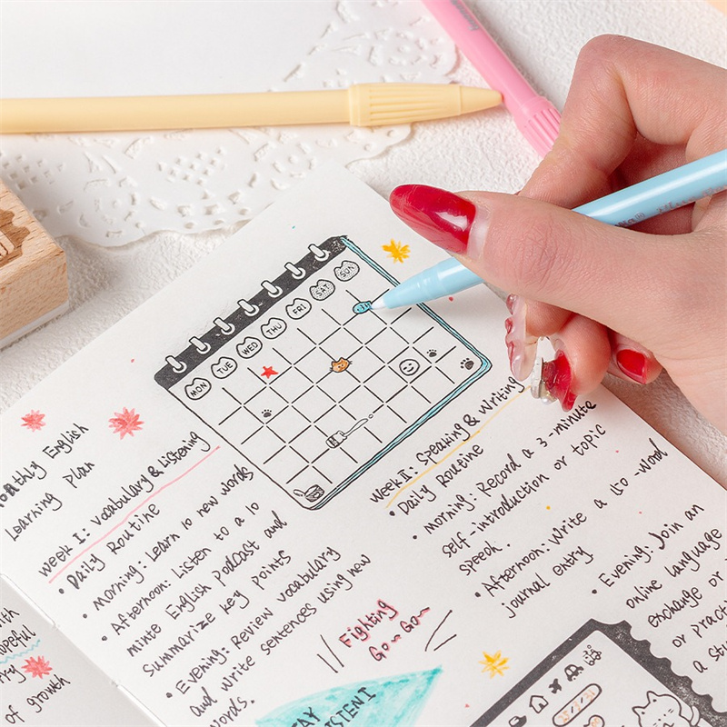 Cute Cat Wooden Rubber Stamp M - Rubber Date Stamp recensie en prijs