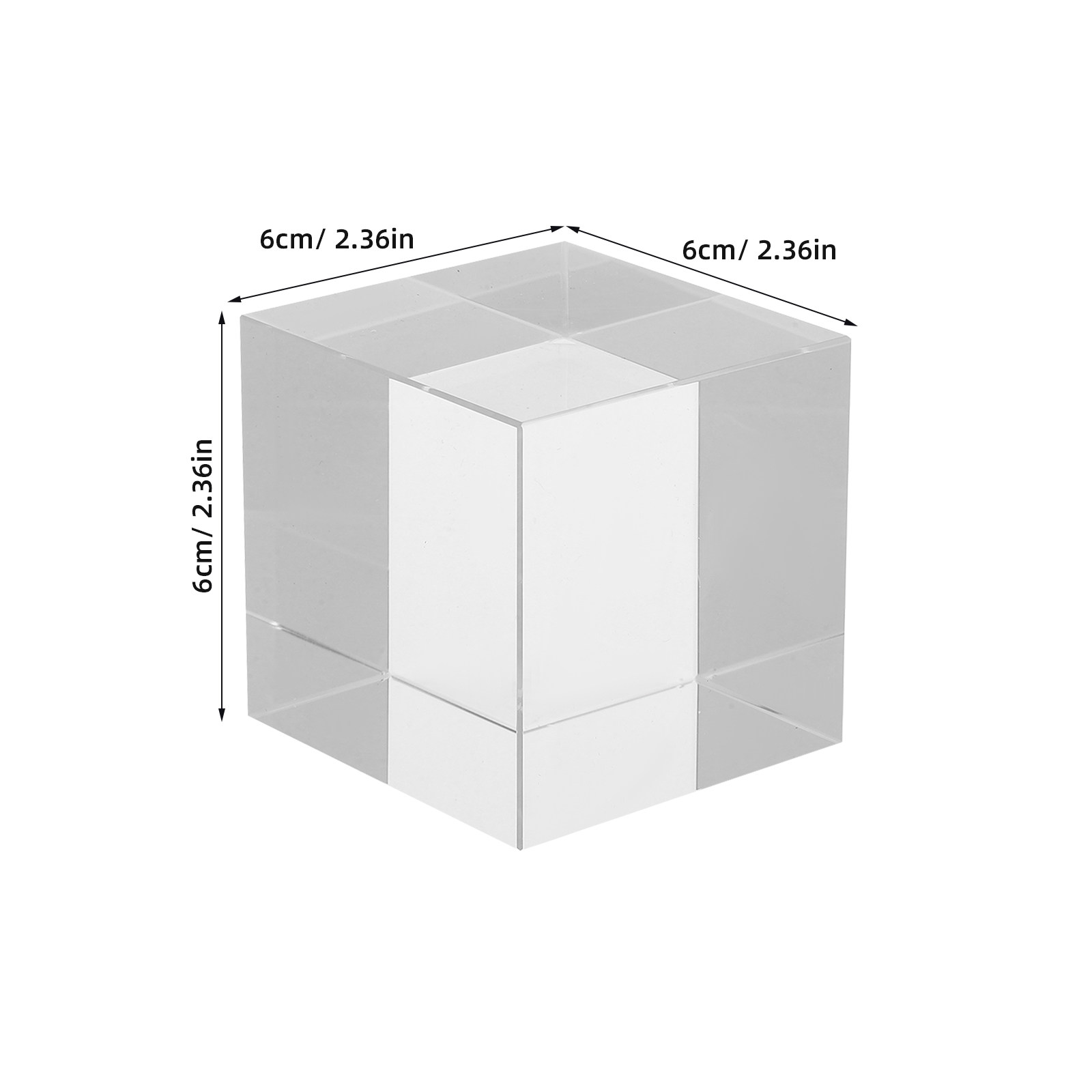 Square Clear Crystal Paperweig - Book Weight Glass recensie en prijs