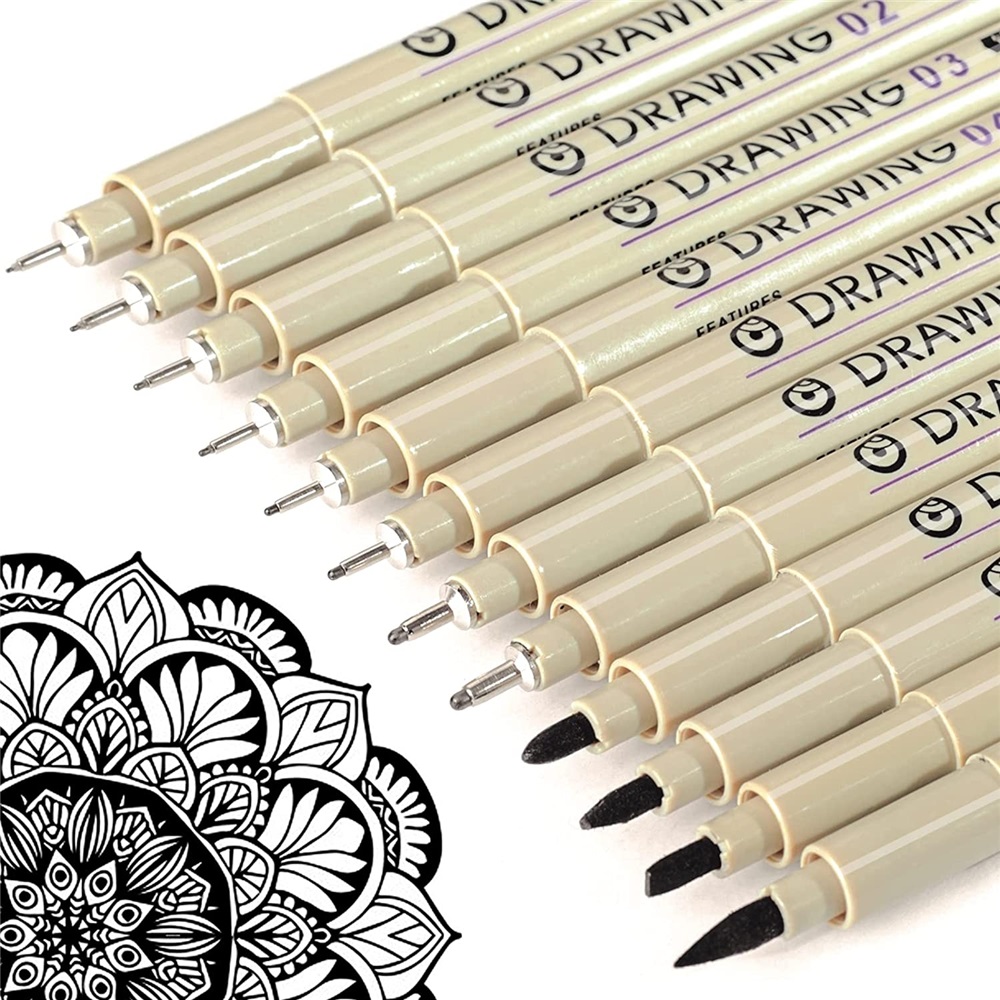Brown & Black Micro Pens, 12 S - Archive Box Set recensie en prijs