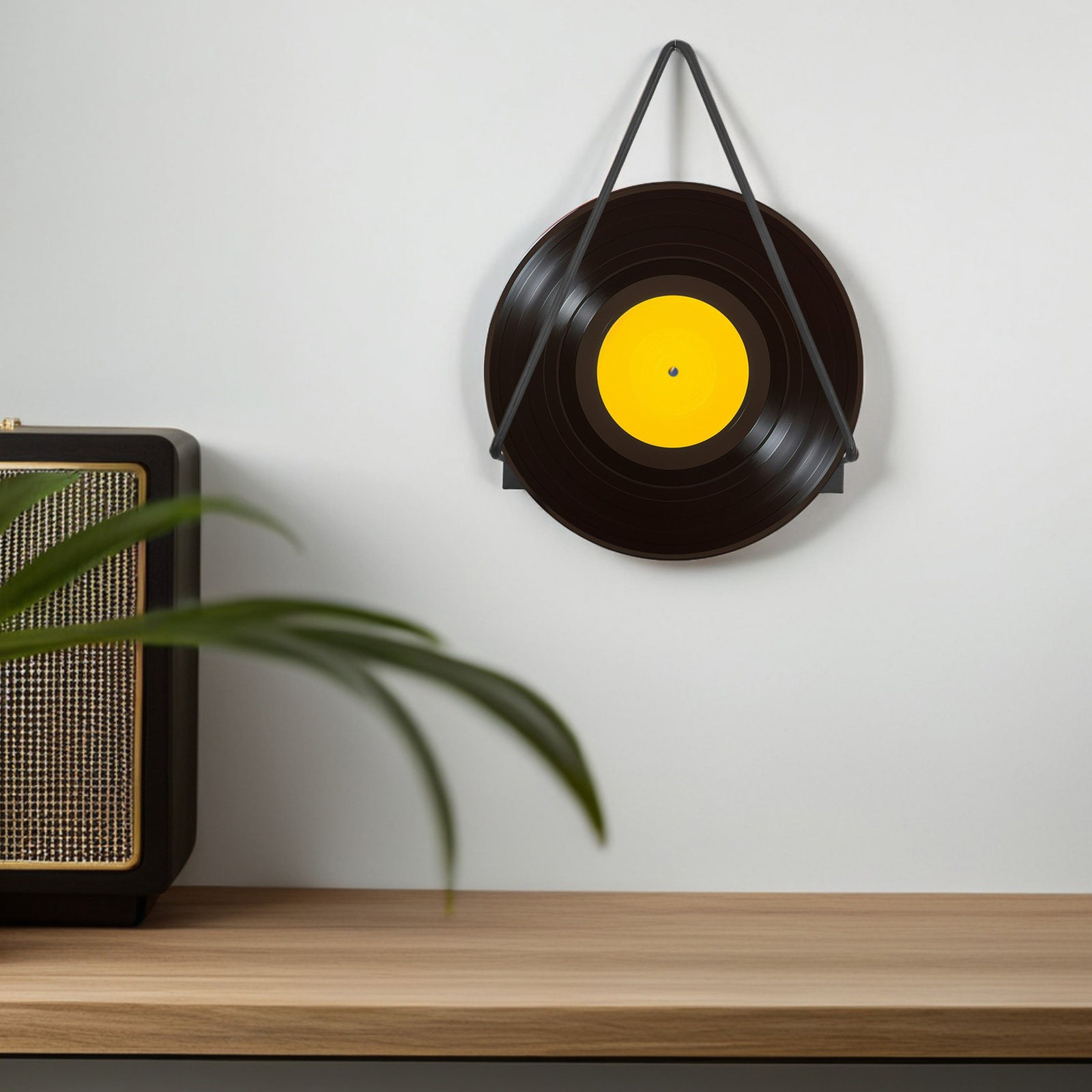 Black Metal Wall Mount Vinyl R - Magazine Holder Rack recensie en prijs