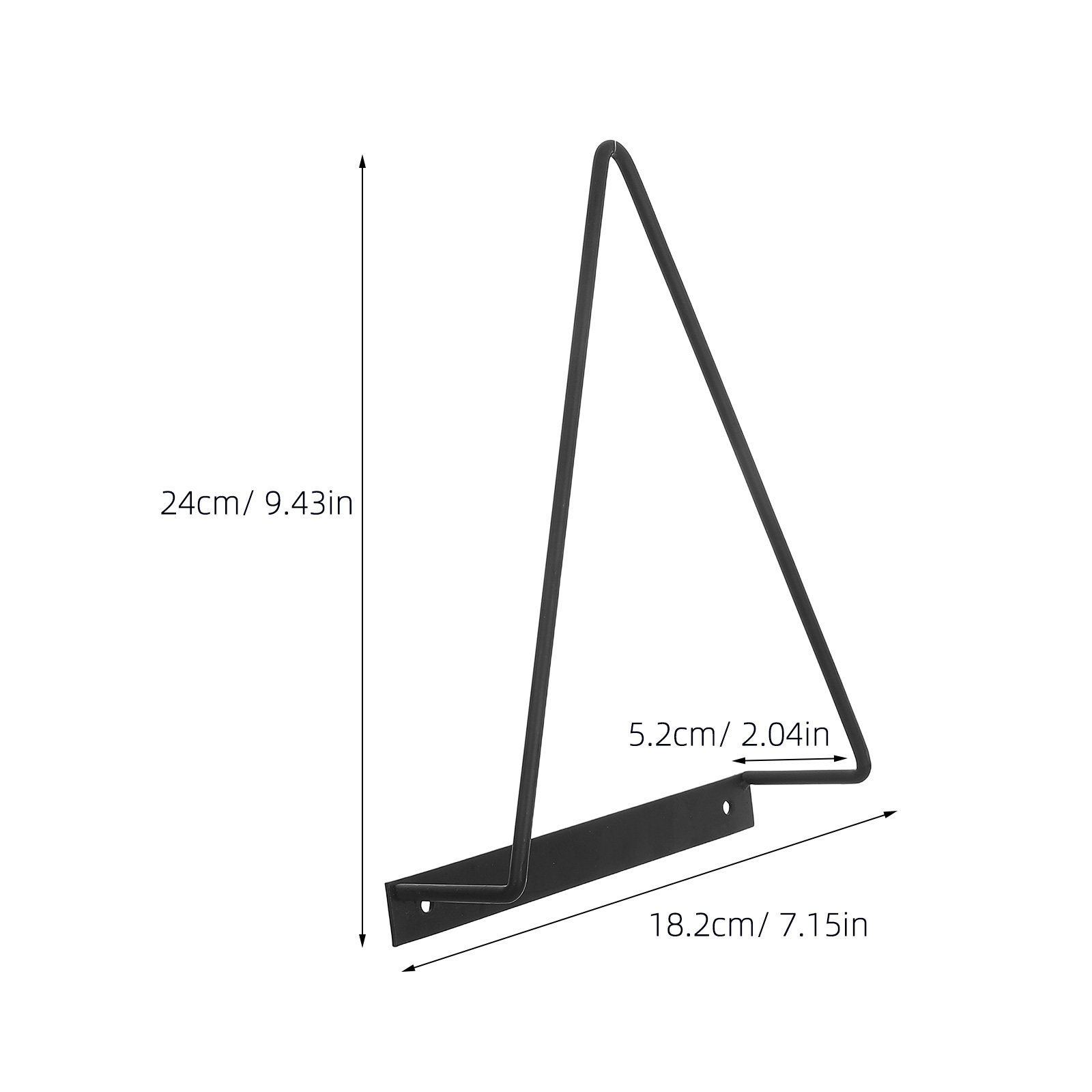 Black Metal Wall Mount Vinyl R - Magazine Holder Rack recensie en prijs