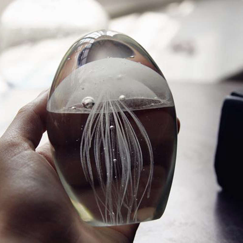 Miniature 3D Jellyfish Crystal - Paper Weight Crystal recensie en prijs