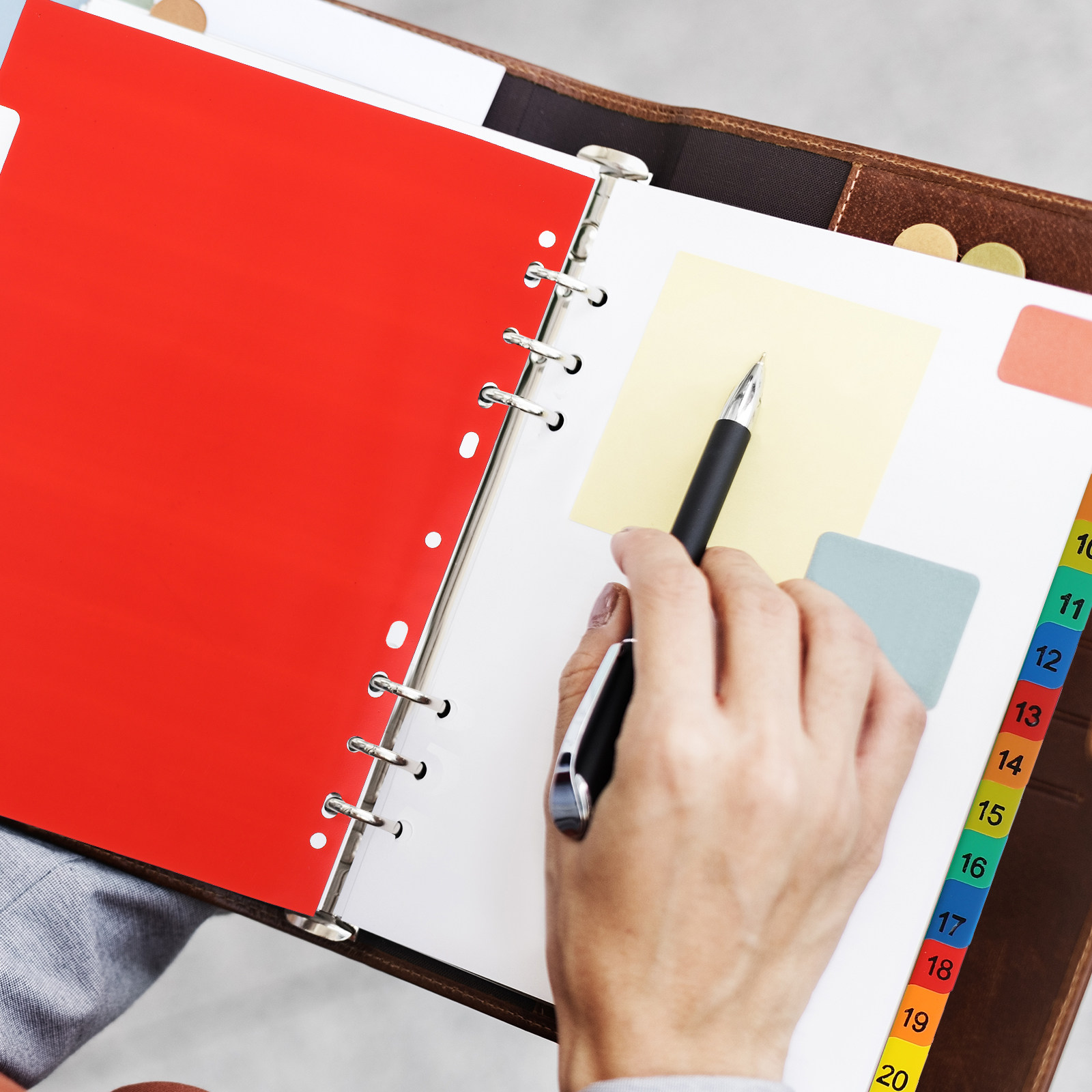 20 Pages A4 Colorful Plastic P - Tab Divider A4 recensie en prijs