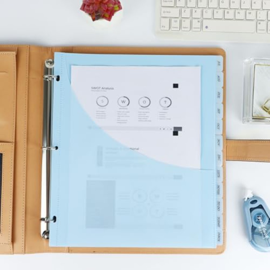 A4 Binder Dividers with Pocket - Tab Divider A4 recensie en prijs