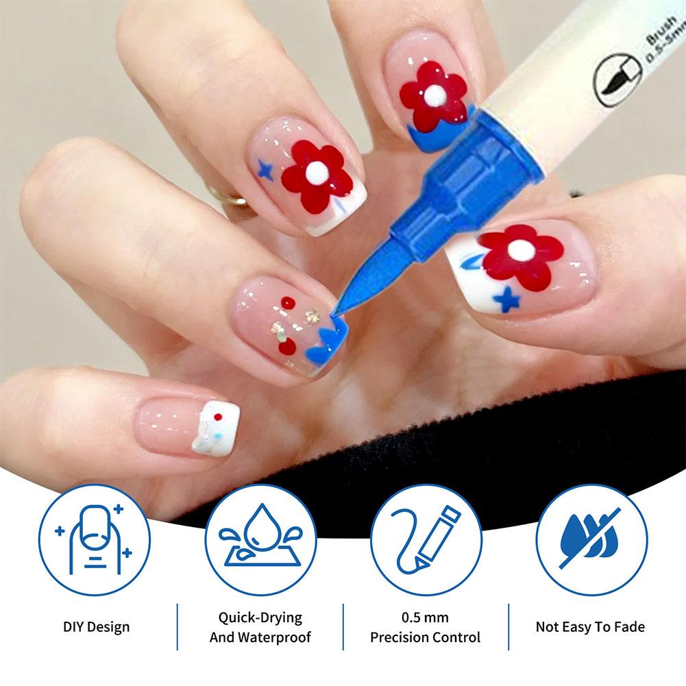12/24 Colors Dual Tip Nail Art - Correction Pen Fine recensie en prijs