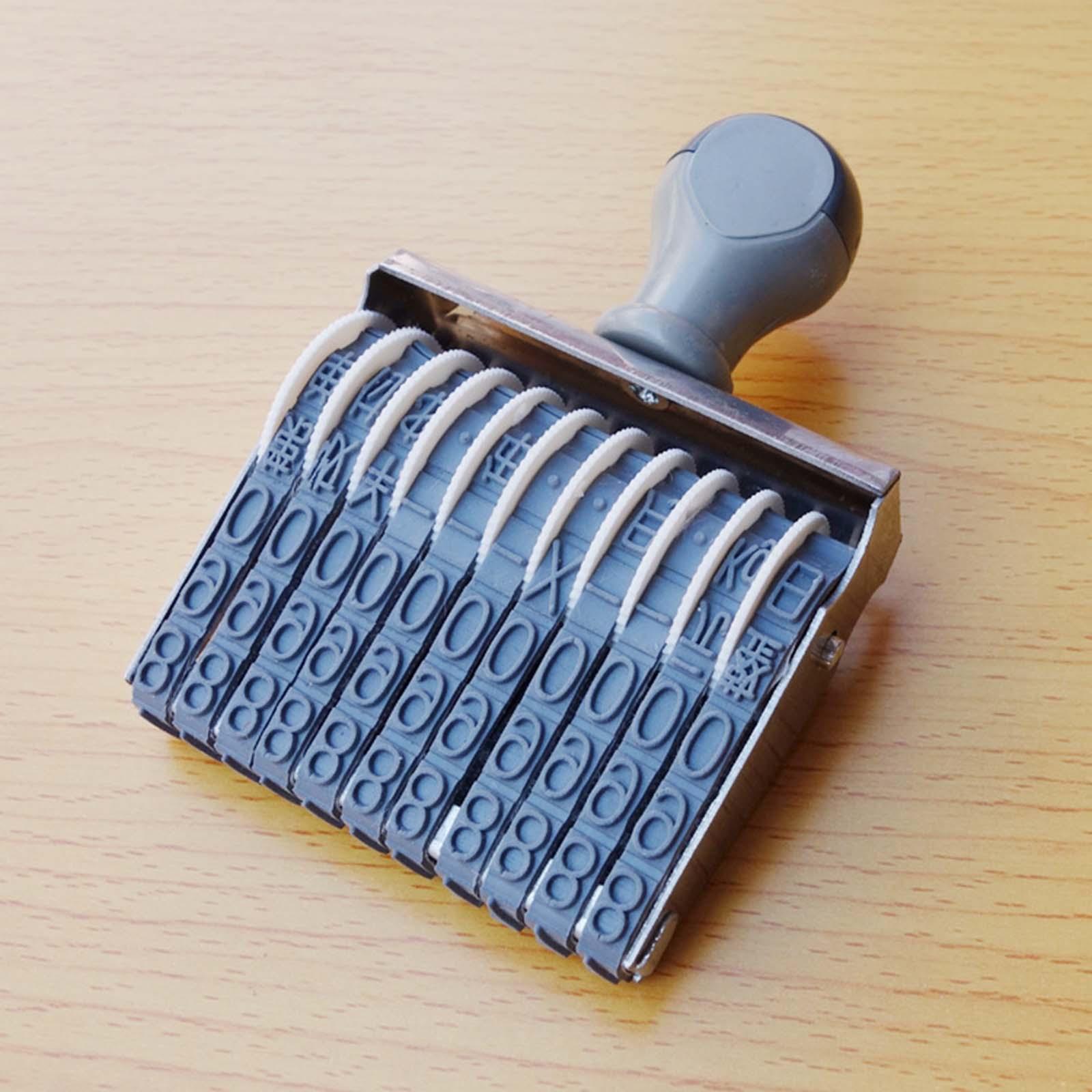 Rubber Number Stamp Roller Dat - Rubber Date Stamp recensie en prijs