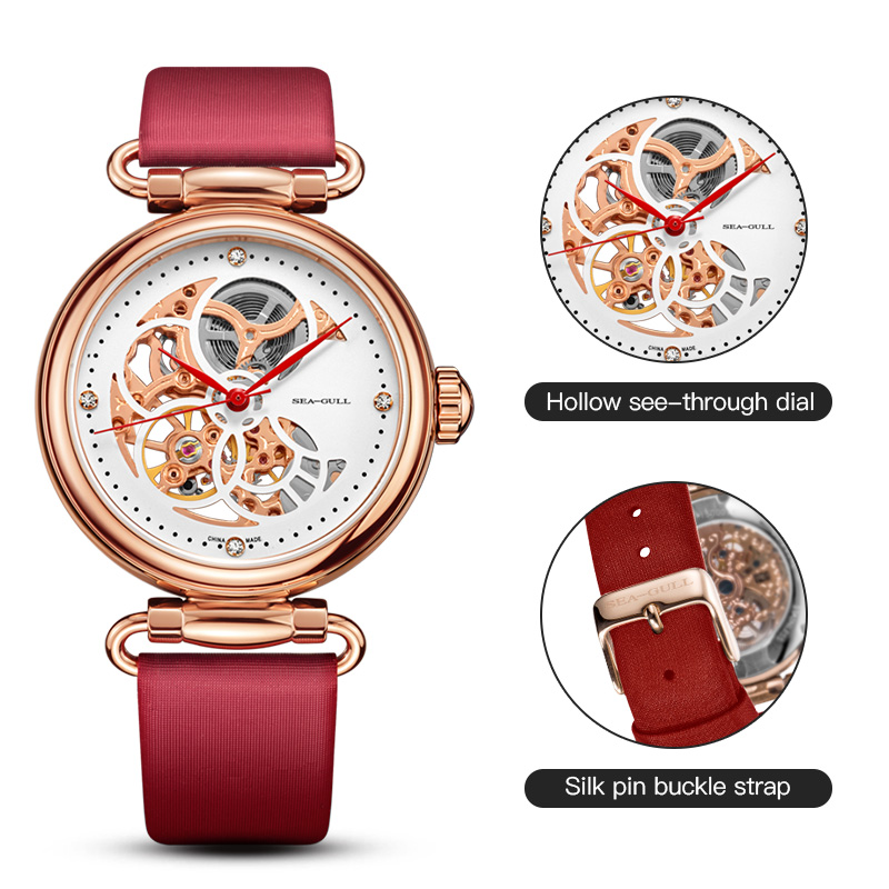 Seagull Openwork Dial Mechanic - Paper Weight Crystal recensie en prijs