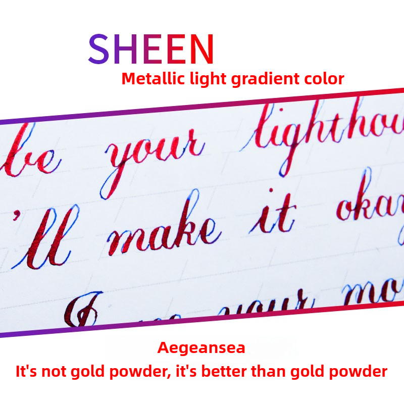 Ostrich 8 Colors Sheen Series  - Fountain Pen Bottled Ink recensie en prijs