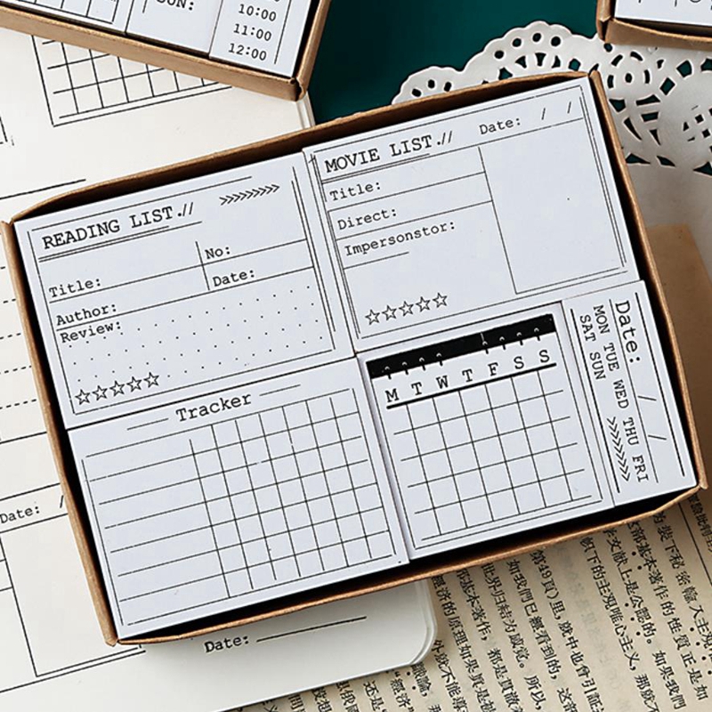 Daily Time Mark Calendar Agend - Rubber Date Stamp recensie en prijs