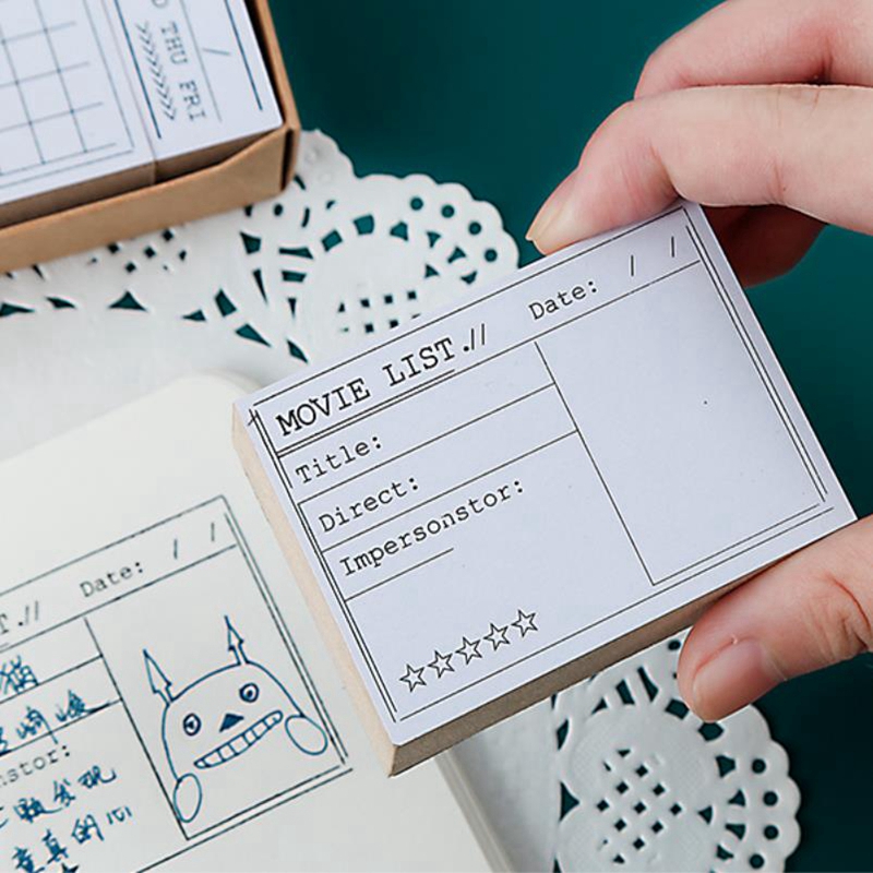 Daily Time Mark Calendar Agend - Rubber Date Stamp recensie en prijs
