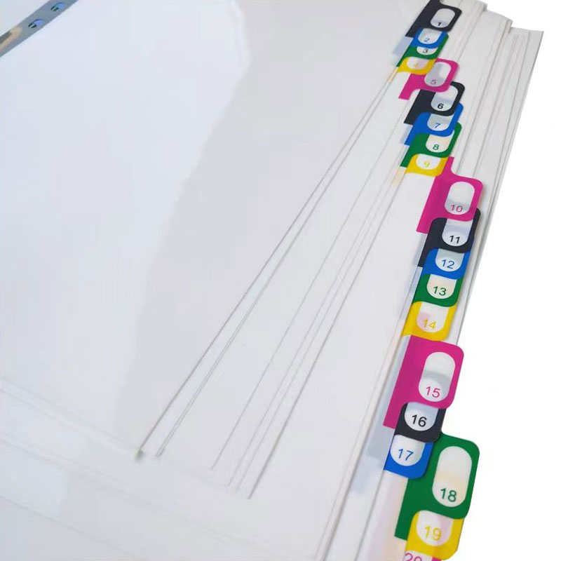 5/10/20Sheets/Lot A4 Divider I - Tab Divider A4 recensie en prijs