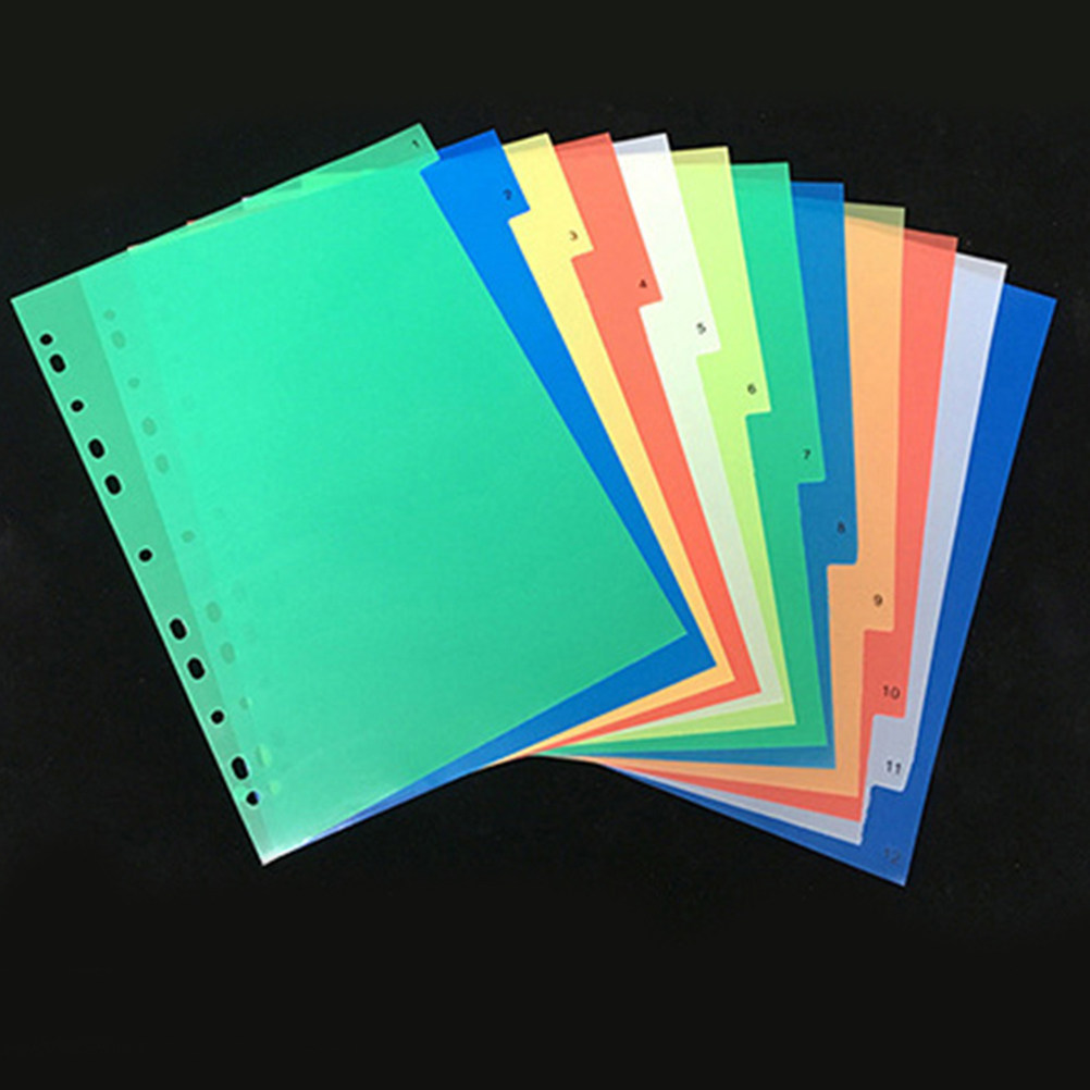 40Pcs A4 Multi Color Binder Di - Tab Divider A4 recensie en prijs