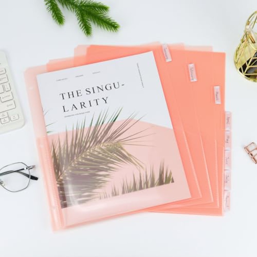 Binder Dividers with Pockets 8 - Tab Divider A4 recensie en prijs