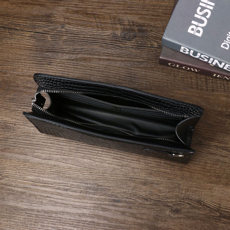 Men's Genuine Leather Clutch B - Index Card Holder recensie en prijs