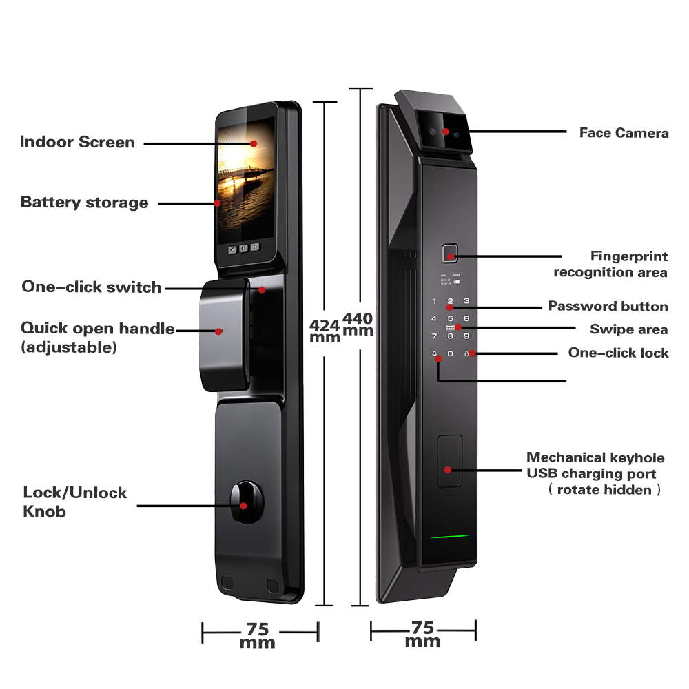 Tuya WiFi 3D Face Recognition  - Letter Opener Brass recensie en prijs