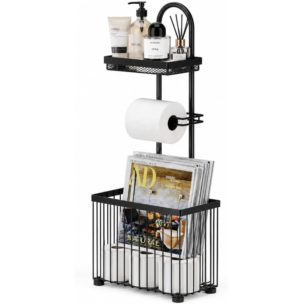 Toilet Paper Holder Tissue Rac - Magazine Holder Rack recensie en prijs