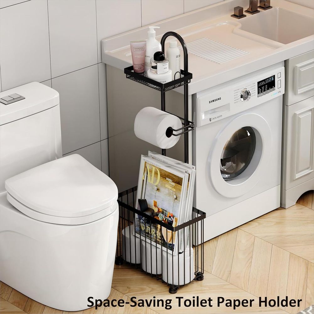 Toilet Paper Holder Tissue Rac - Magazine Holder Rack recensie en prijs