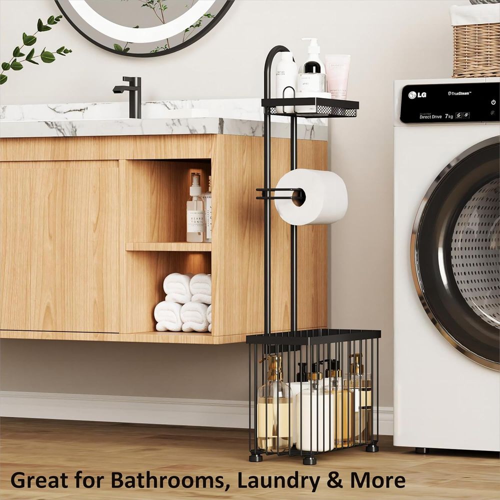 Toilet Paper Holder Tissue Rac - Magazine Holder Rack recensie en prijs
