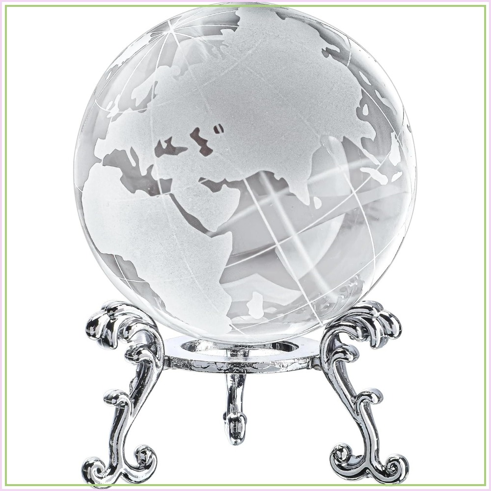 60mm Crystal Earth Globe Paper - Paper Weight Crystal recensie en prijs