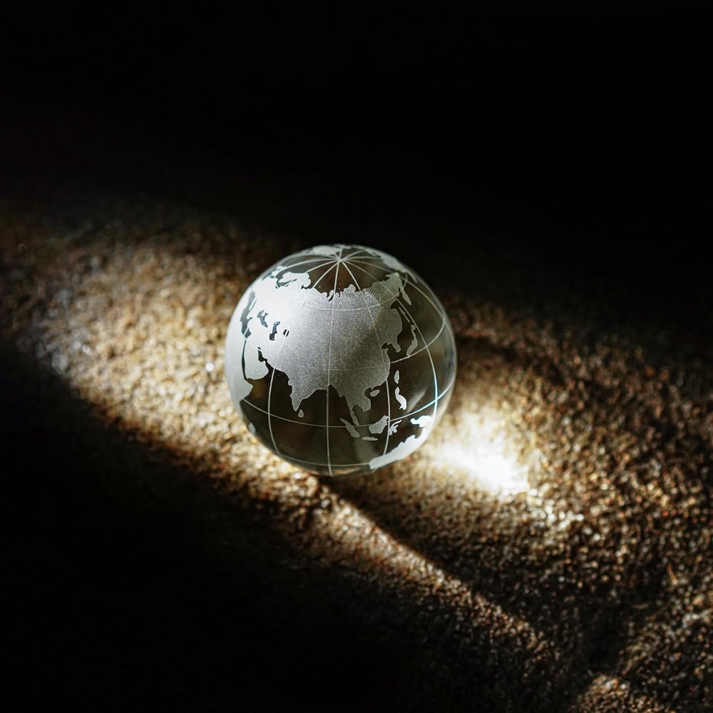 60mm Crystal Earth Globe Paper - Paper Weight Crystal recensie en prijs