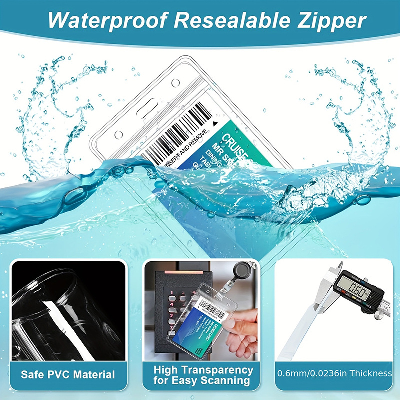 1-3Pcs Waterproof ID Badge Hol - Index Card Holder recensie en prijs