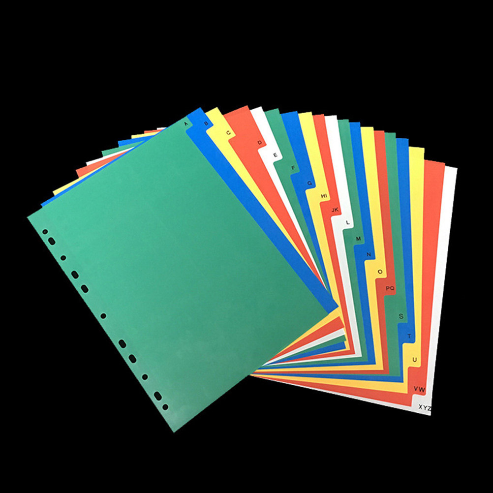 40Pcs Multi Color A4 Index Tab - Tab Divider A4 recensie en prijs