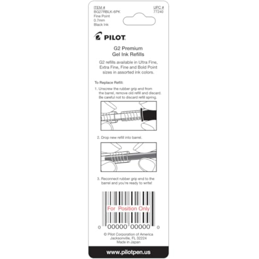 G2 Gel Ink Refills, 0.7 mm,,Pa - Gel Refill Pack recensie en prijs