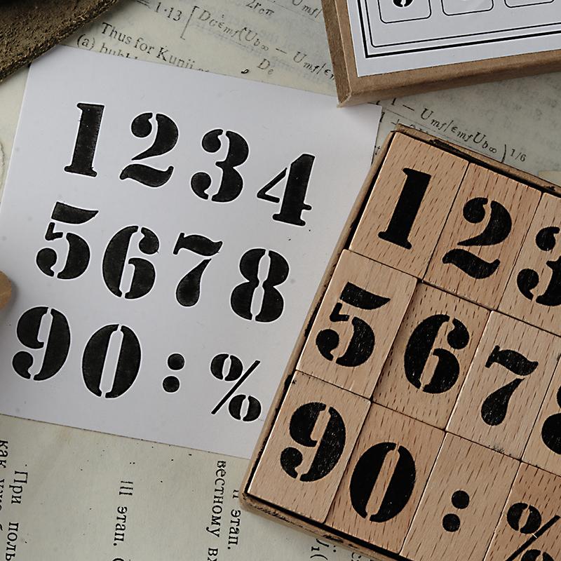 Arabic Numbers Day Month Calen - Rubber Date Stamp recensie en prijs